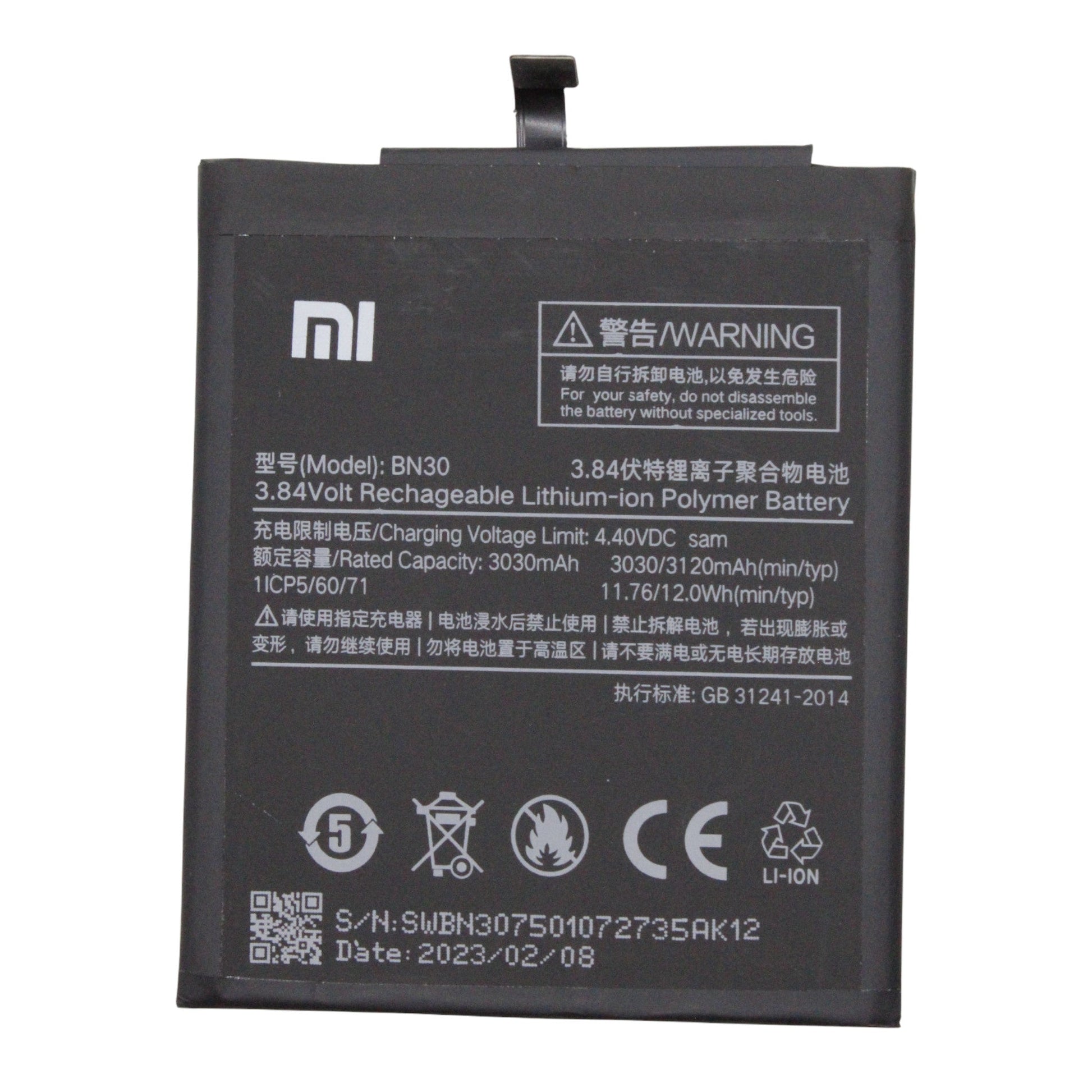 Bateria Para Xiaomi Redmi 4A BN30