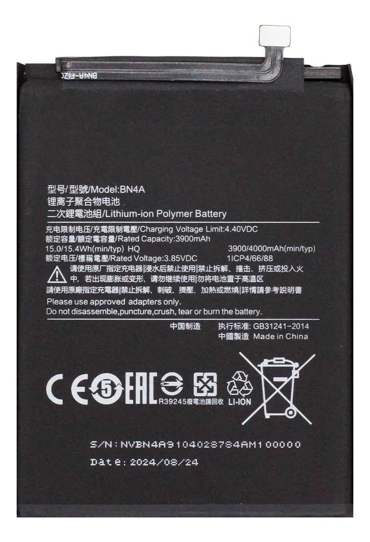 Batería compatible con Xiaomi Redmi Note 7 Pro