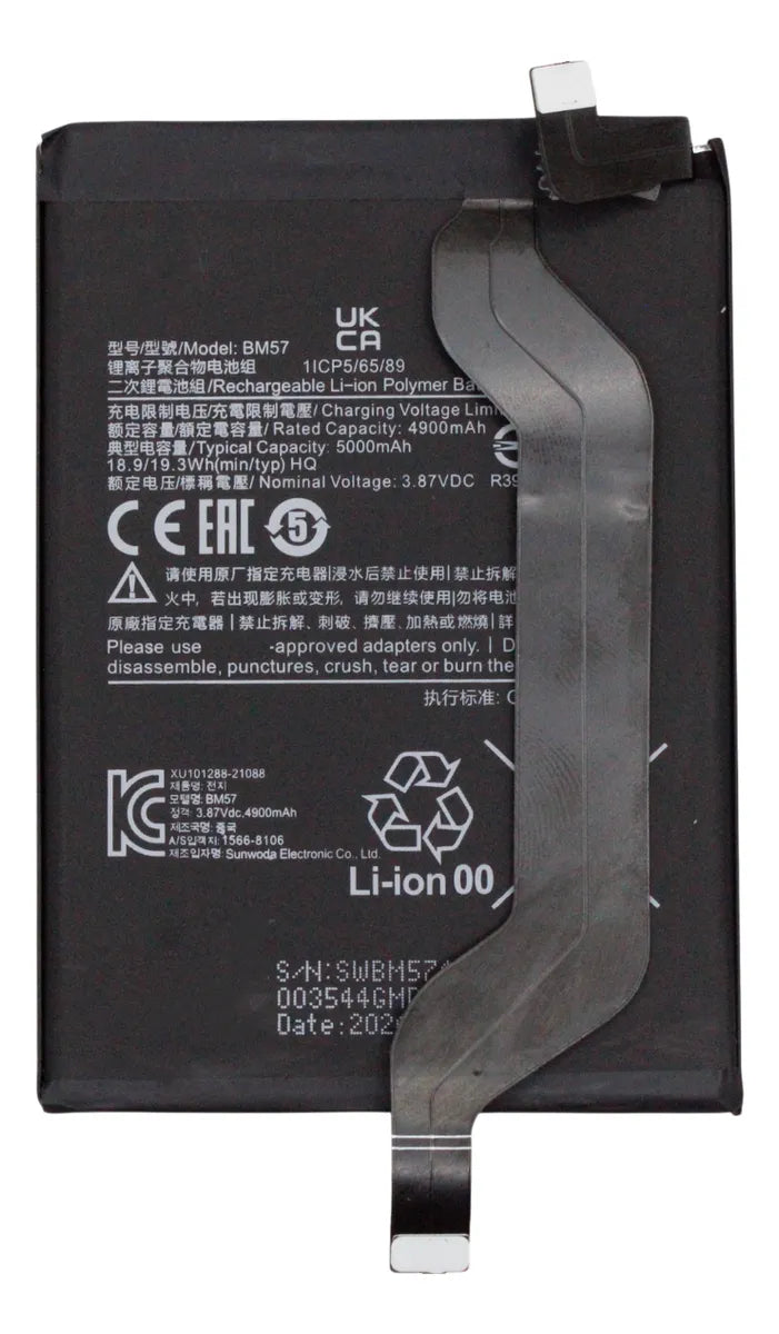 Batería para Xiaomi Redmi Note 10 Pro 4G/5G