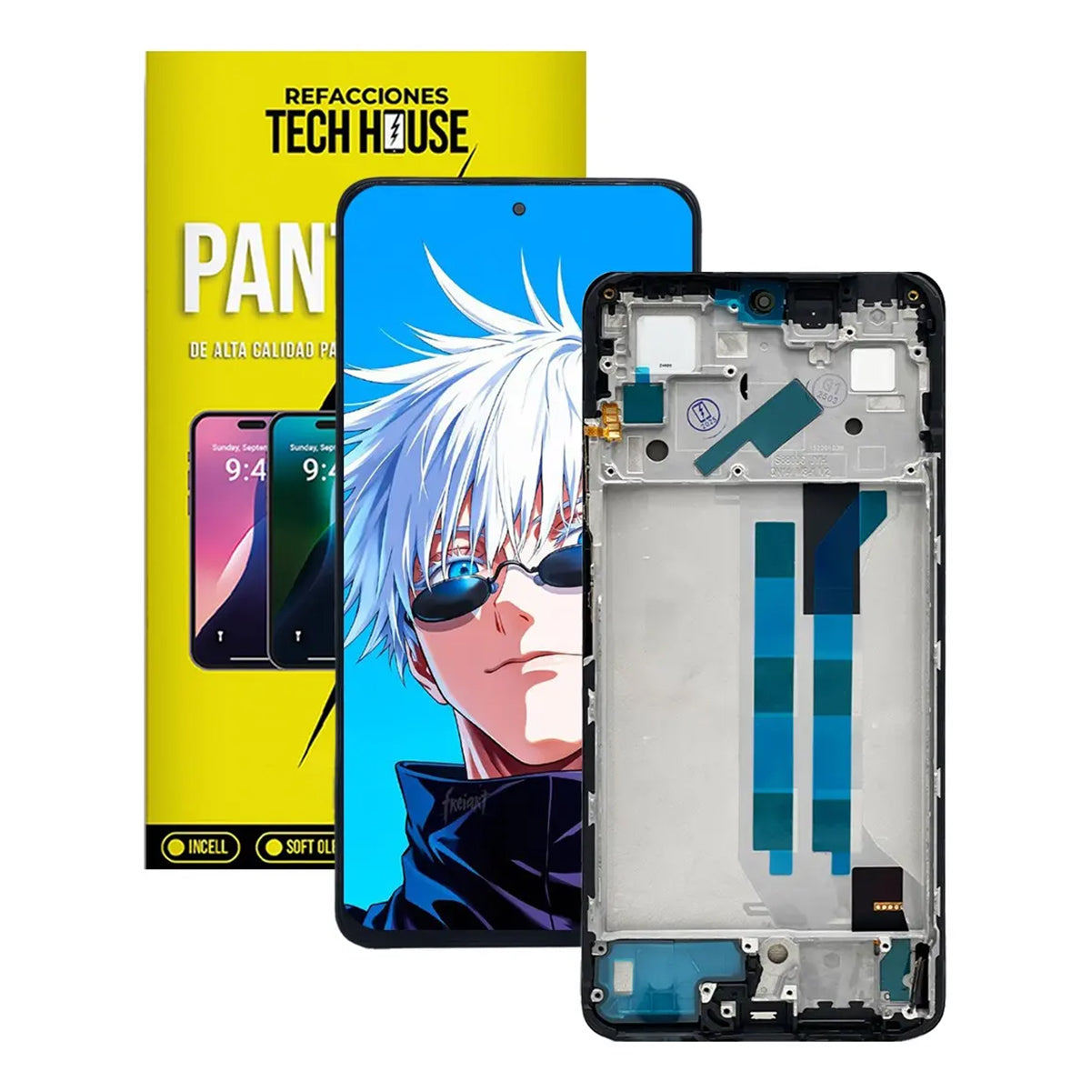 Pantalla OLED con Marco compatible con Xiaomi Redmi Note 11 Pro y Poco X4 Pro 5G