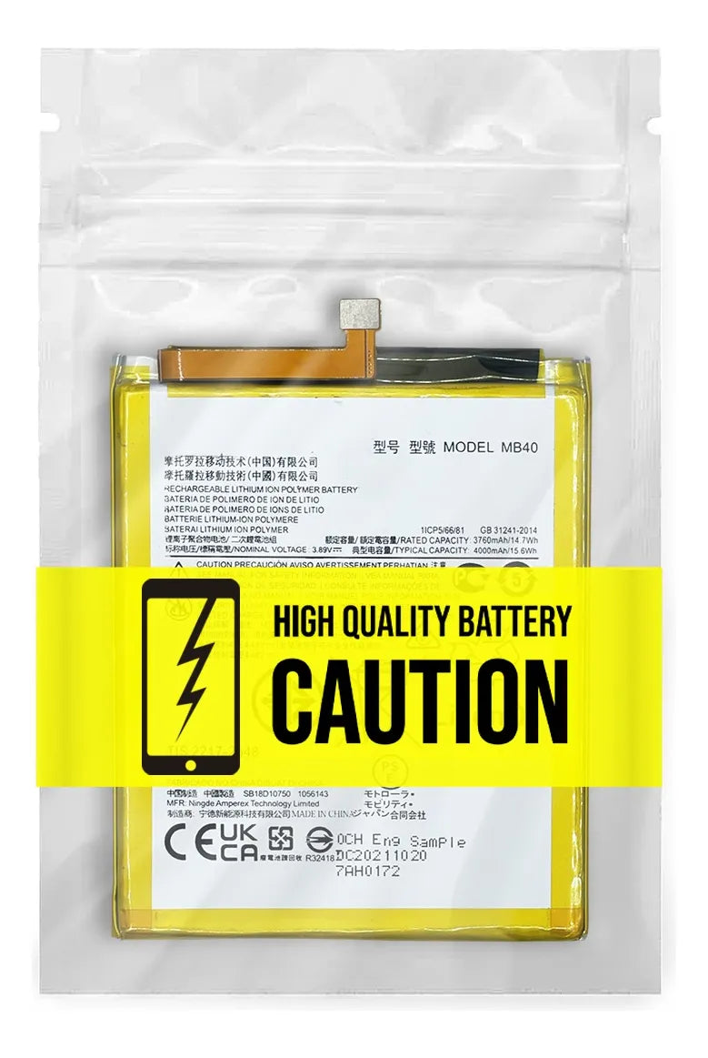 Batería compatible con Motorola Moto Edge 20 MB40 XT2143-1