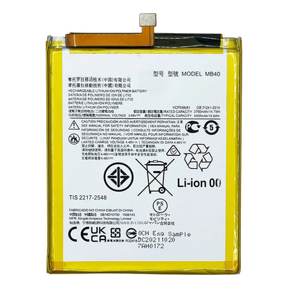 Batería compatible con Motorola Moto Edge 20 MB40 XT2143-1