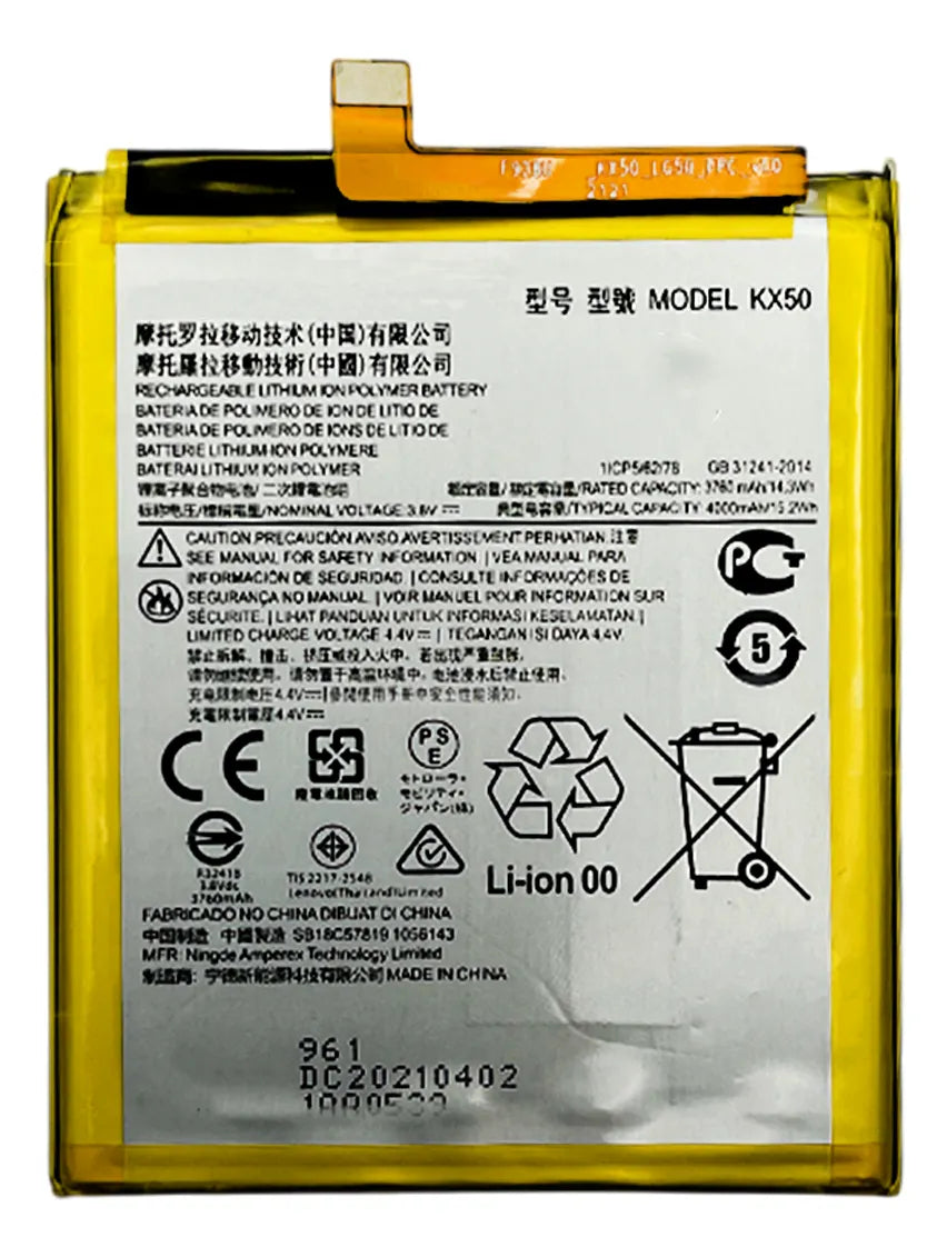 Batería compatible con Motorola Moto G Stylus 5G / G Pro KX50