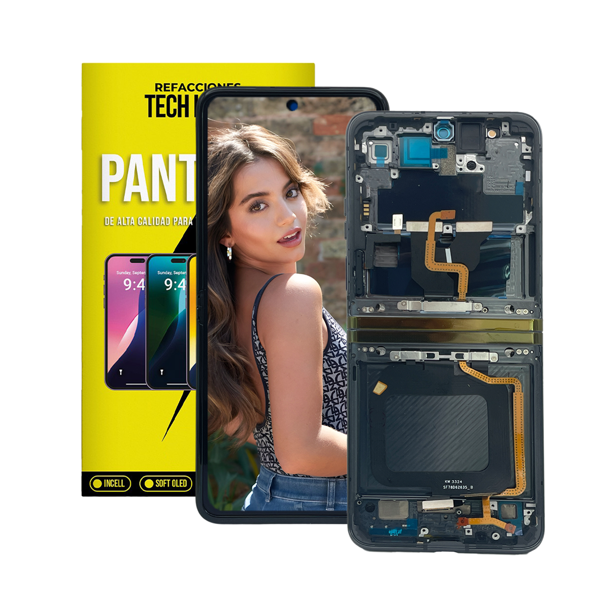 Pantalla Interna compatible con Moto RAZR 40 Ultra/RAZR+