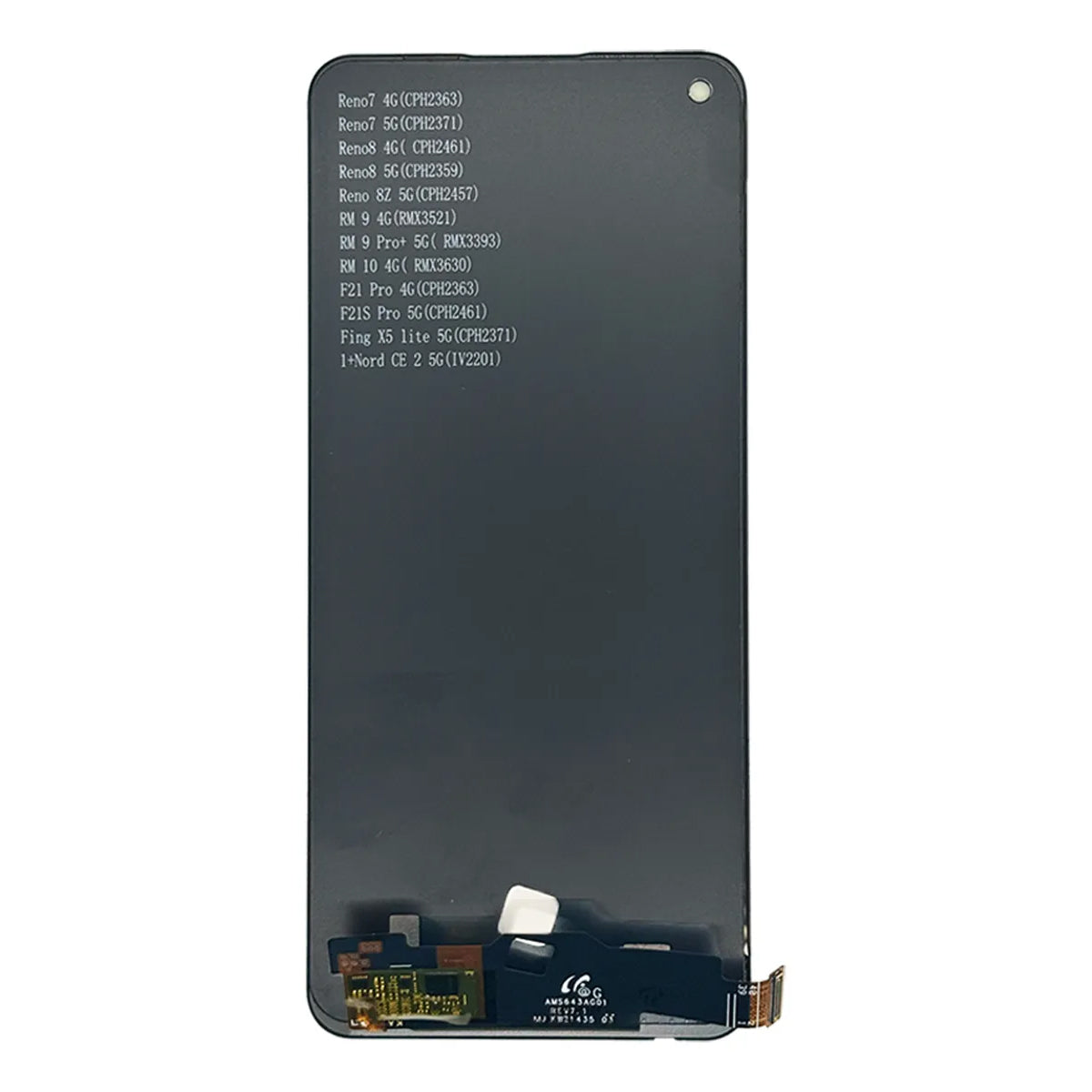 Pantalla Incell compatible con Oppo Reno 7 5G
