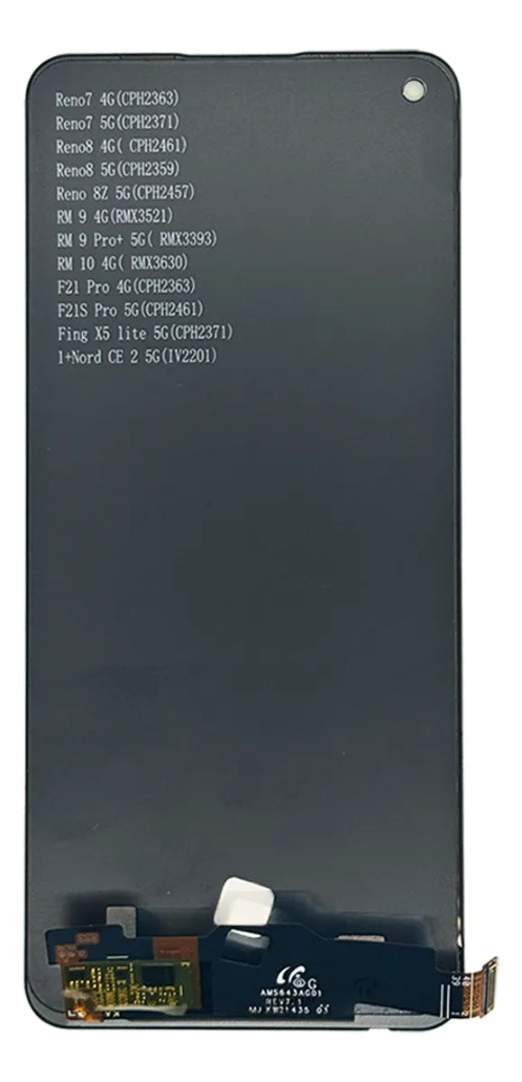 Pantalla compatible con Oppo Reno 7 5G Incell