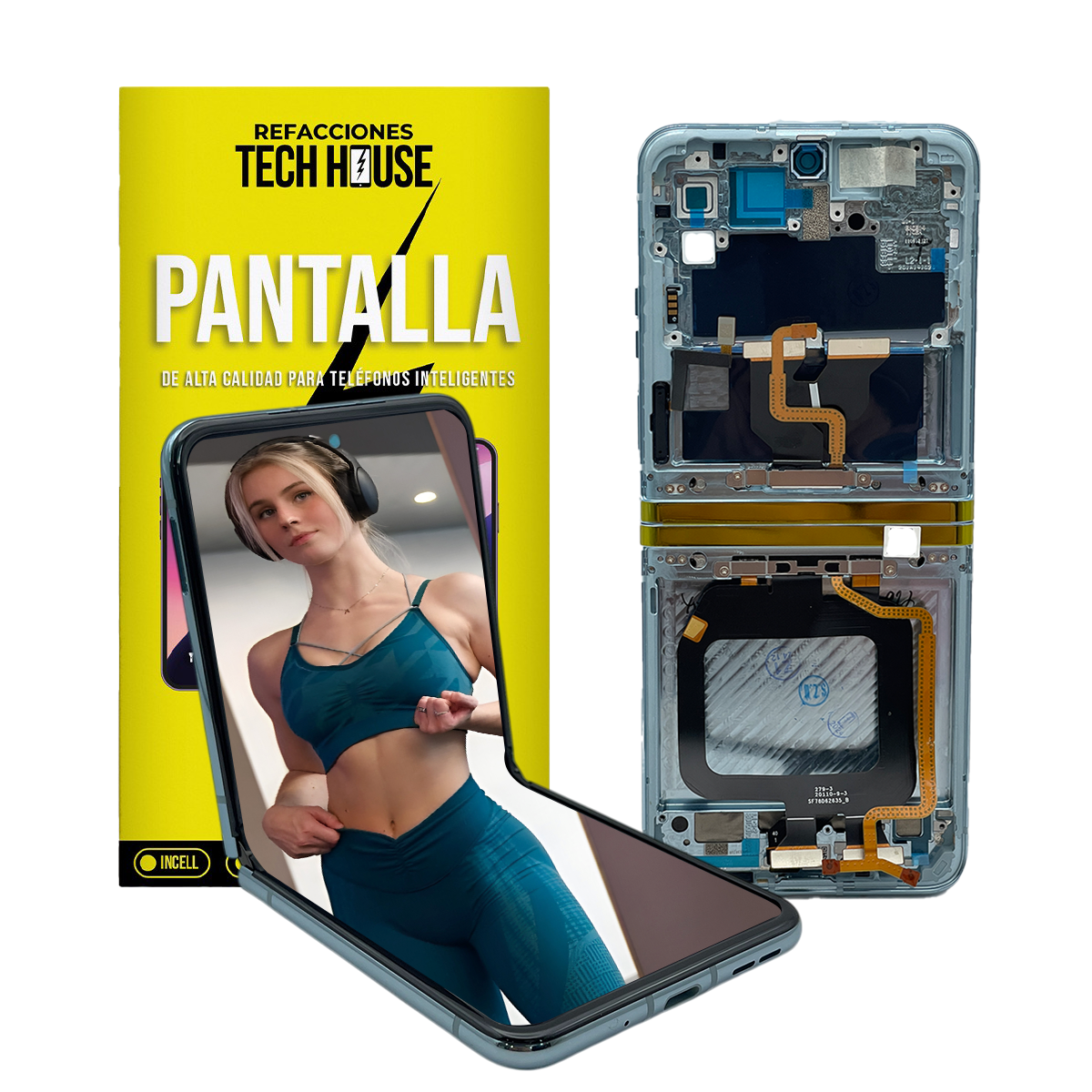 Pantalla Interna compatible con Moto RAZR 40 Ultra/RAZR+