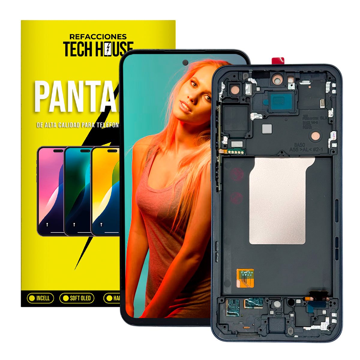 Pantalla compatible con Samsung Galaxy A55