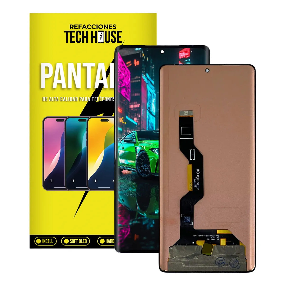 Pantalla OLED OEM compatible con Motorola Moto Edge 50 Fusion XT2429-1