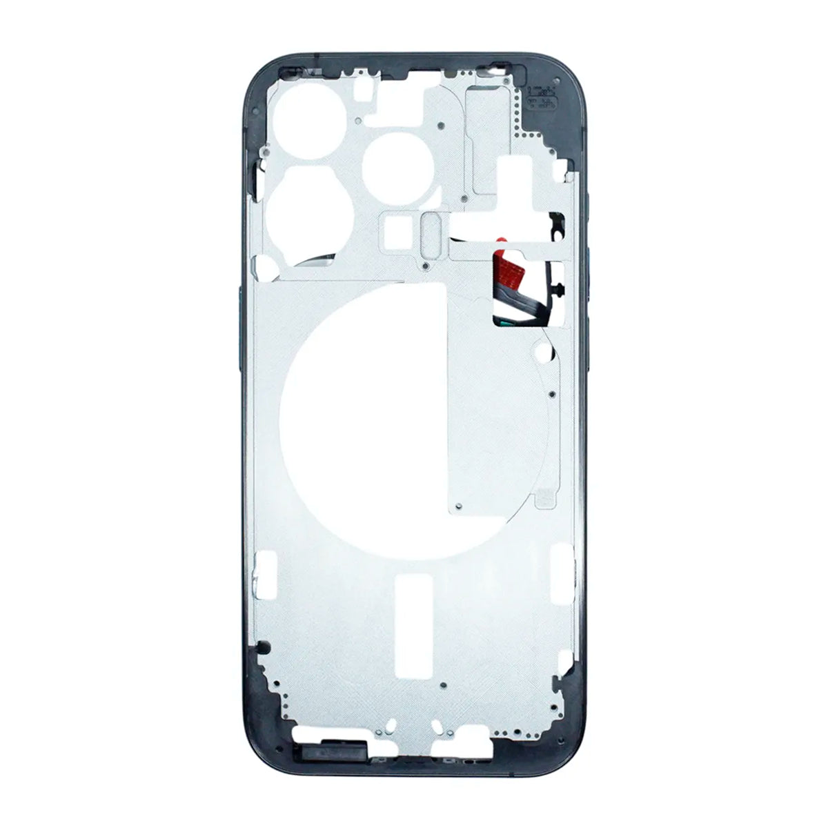 Marco Chasis con Tapa y Flexores Compatible con Apple iPhone 15 Pro A2848 Titanio Negro