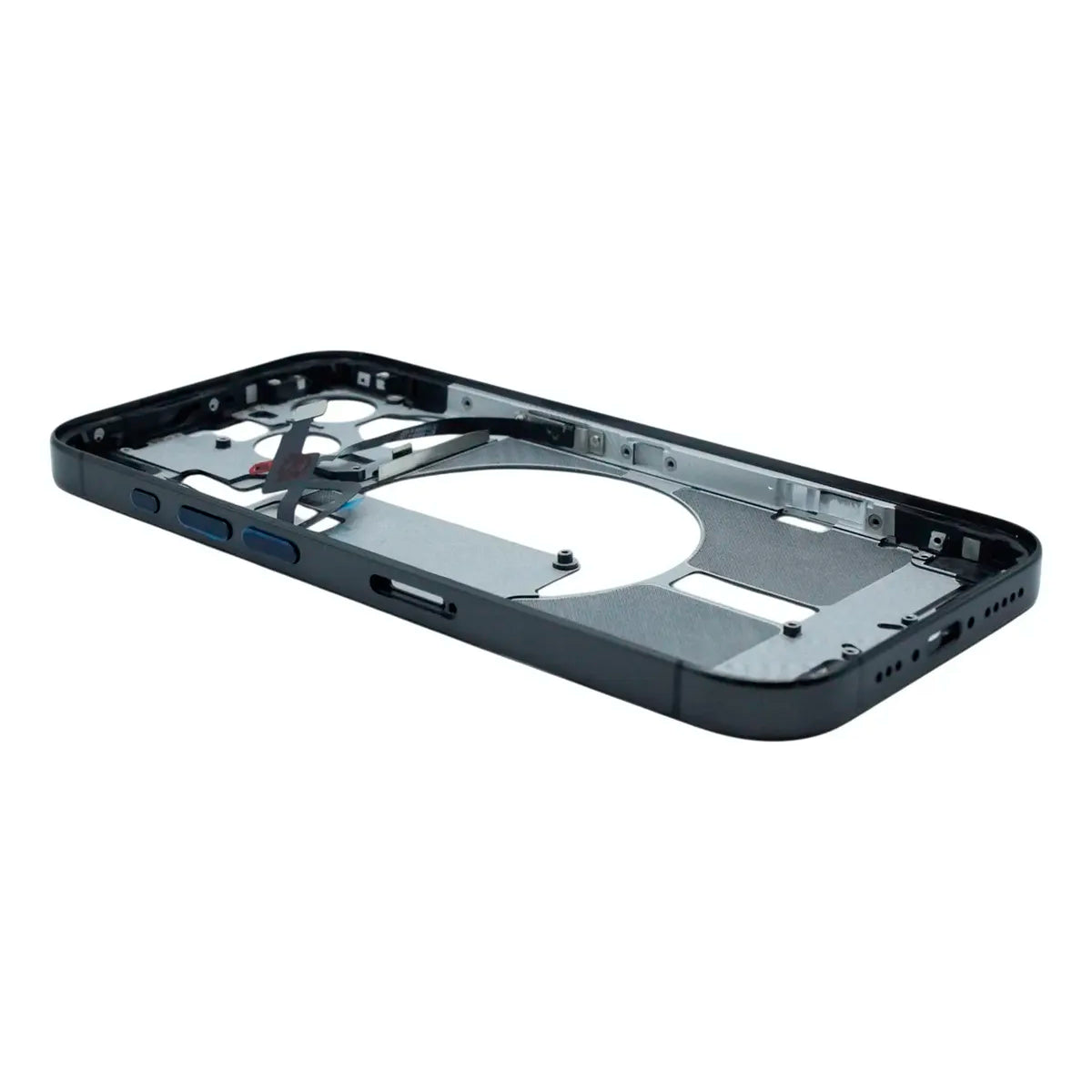 Marco Chasis con Tapa y Flexores Compatible con Apple iPhone 15 Pro A2848 Titanio Negro