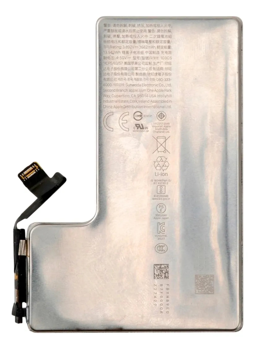 Batería compatible con iPhone 16 Pro Premium