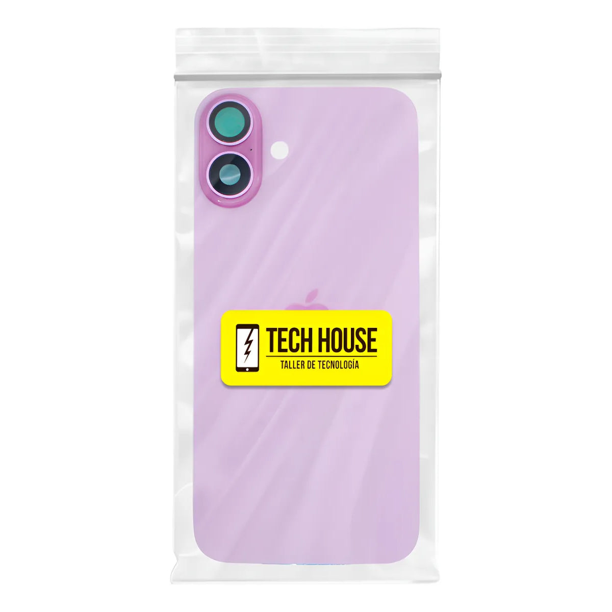 Tapa Trasera para iPhone 16 Plus + Cristales + Brackets