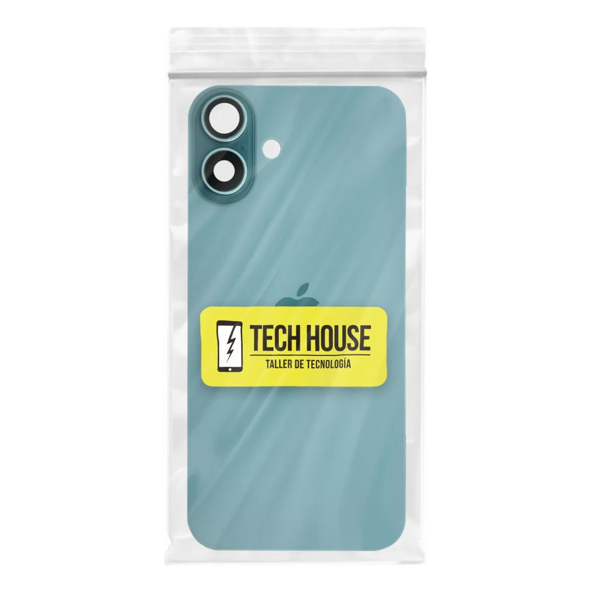 Tapa Trasera para iPhone 16 + Cristales + Brackets