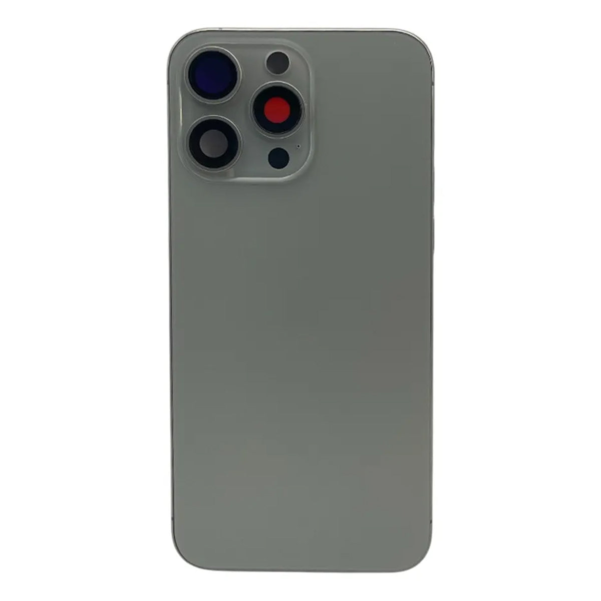 Carcasa compatible con iPhone 15 Pro Max – Titanio Natural (Marco + Tapa)
