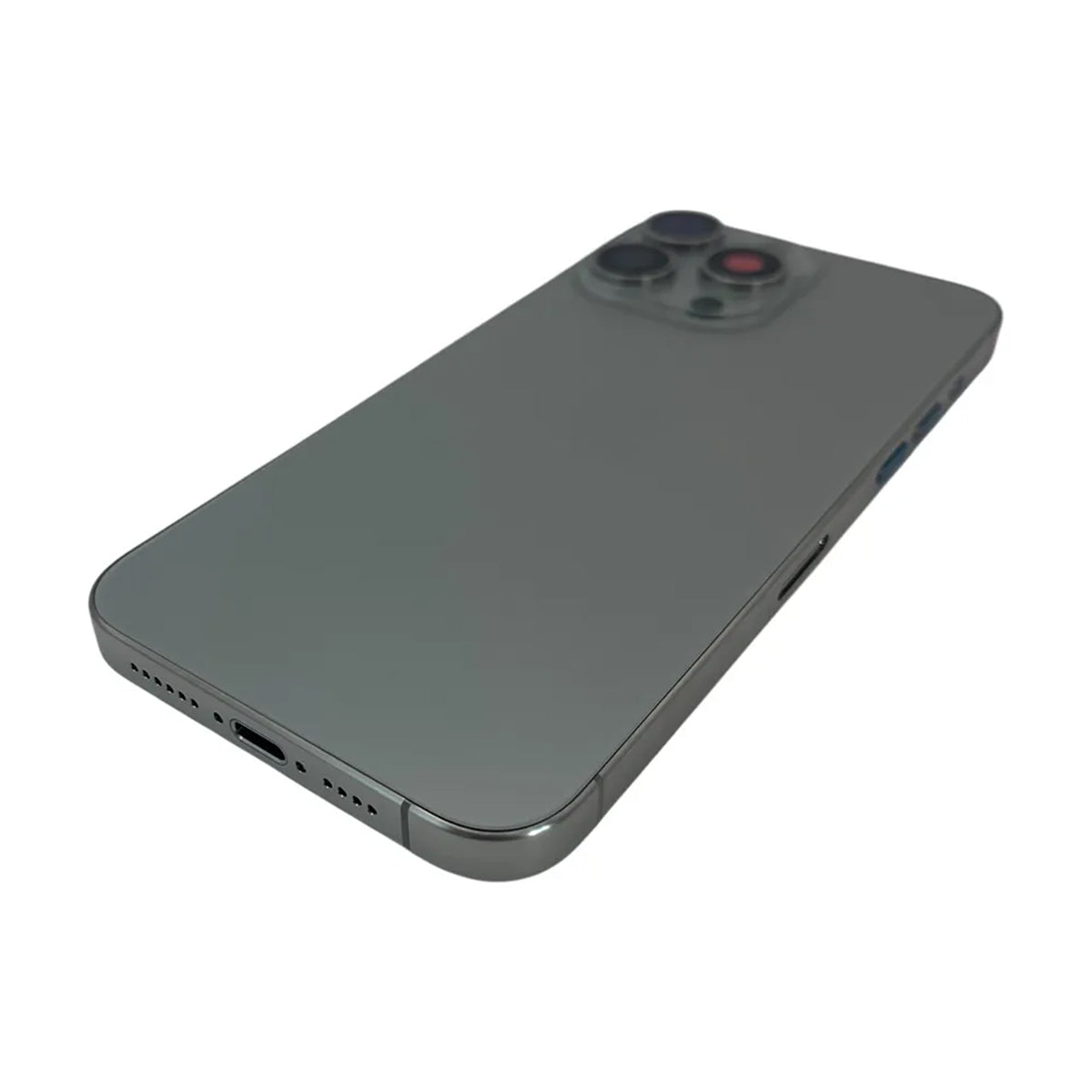 Carcasa compatible con iPhone 15 Pro Max – Titanio Natural (Marco + Tapa)