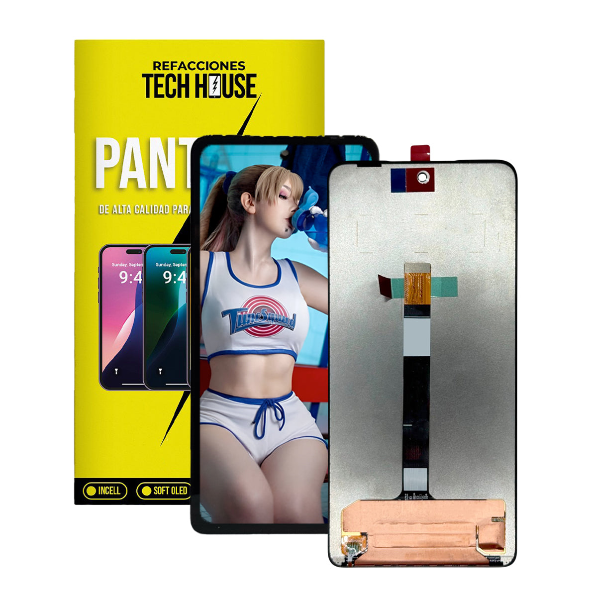 Pantalla compatible con Moto G75