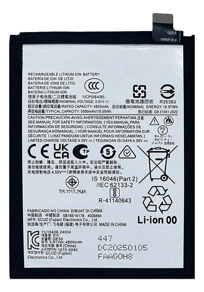 Batería compatible con Motorola Moto G85 QE50