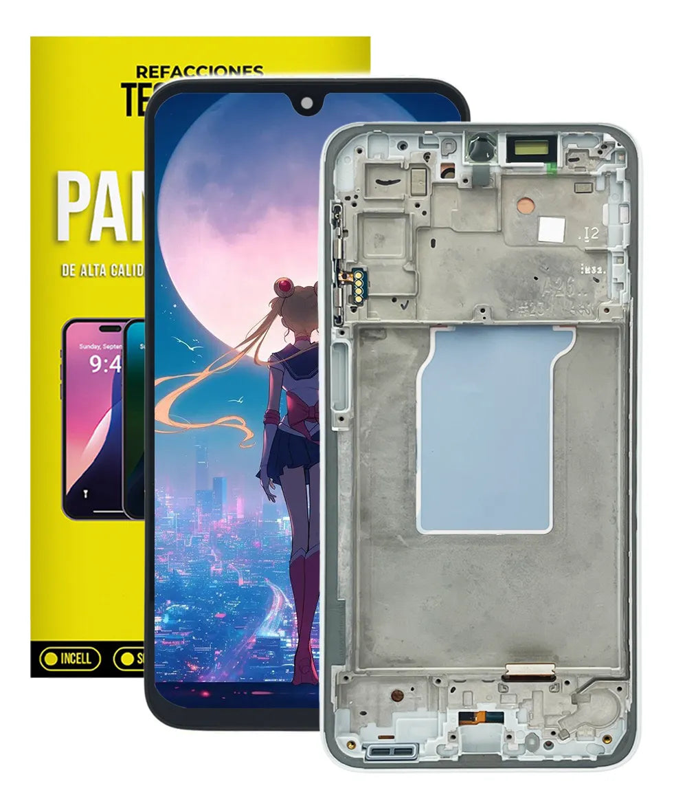 Pantalla compatible con Samsung A26 SM-A266B con Marco