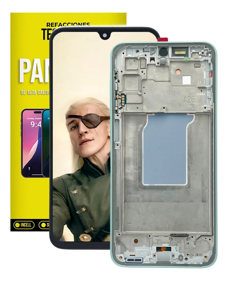 Pantalla compatible con Samsung A26 SM-A266B con Marco