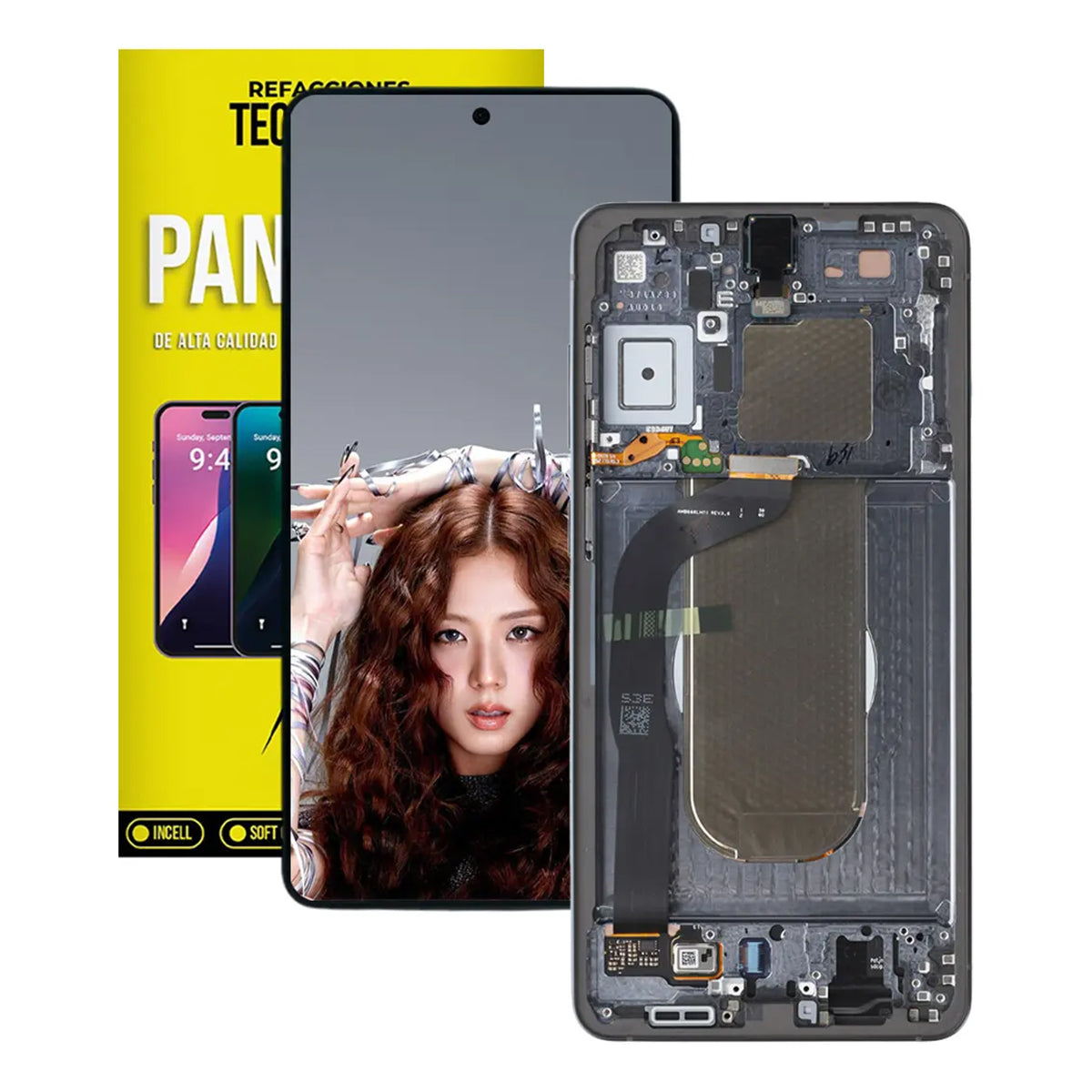Pantalla AMOLED compatible con Samsung S25 Edge