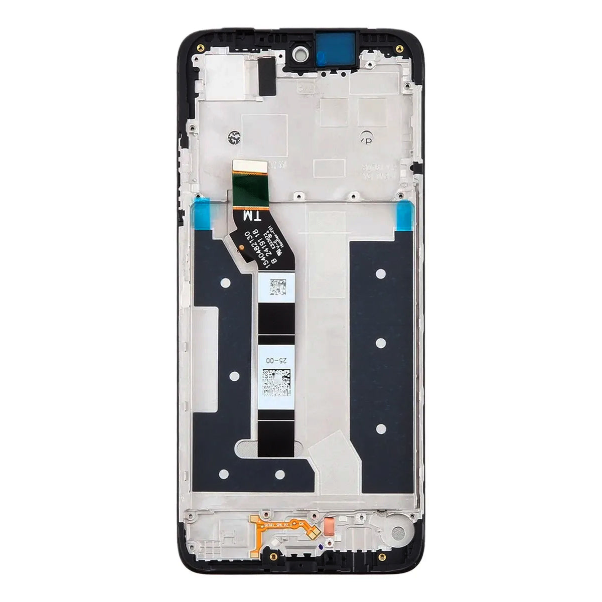 Pantalla AMOLED con Marco (Negro) compatible con Moto G35
