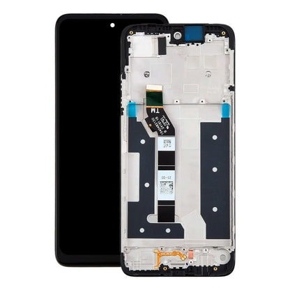 Pantalla AMOLED con Marco (Negro) compatible con Moto G35