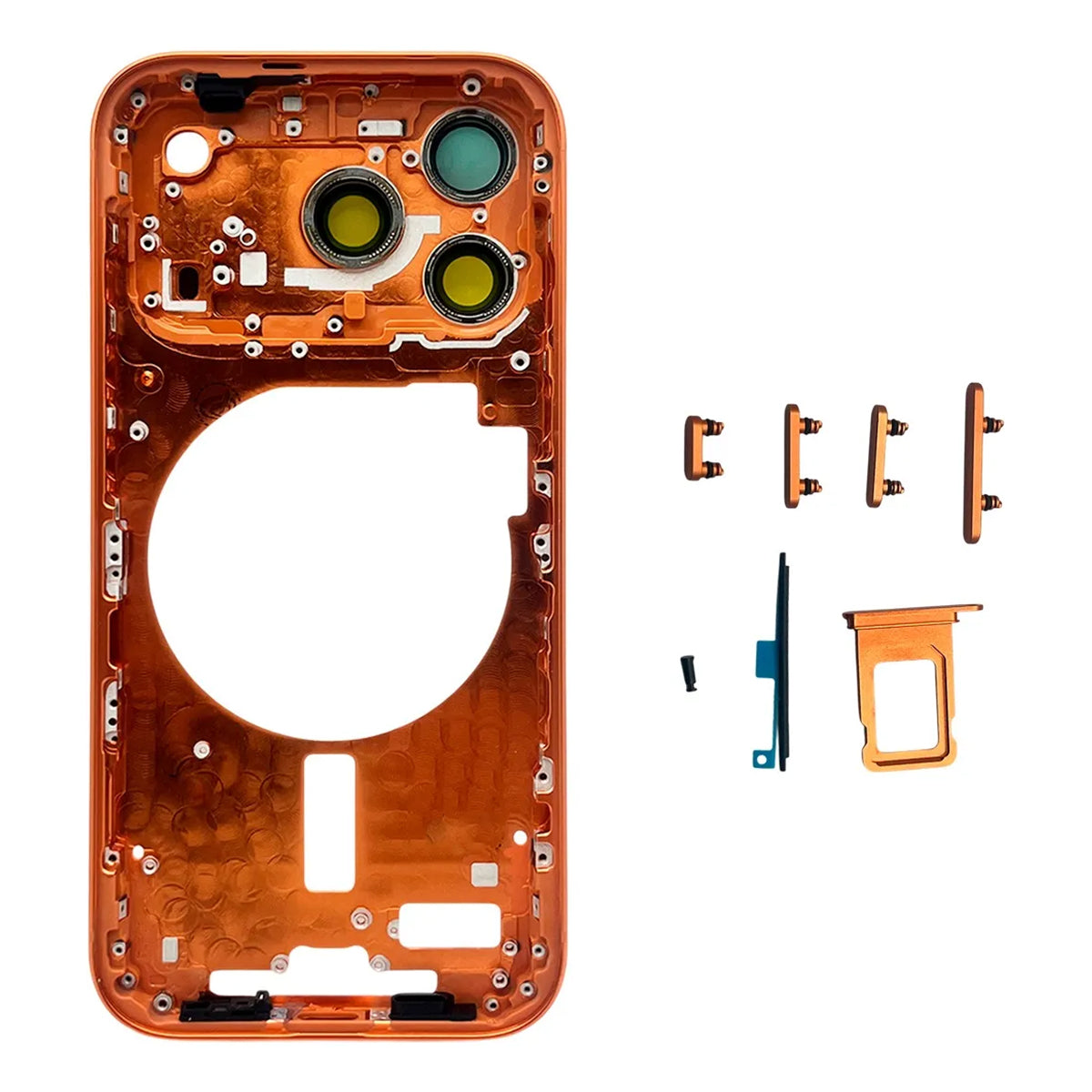 Chasis / Marco Lateral compatible con iPhone 17 Pro Max (6.9") – con ranura SIM Física