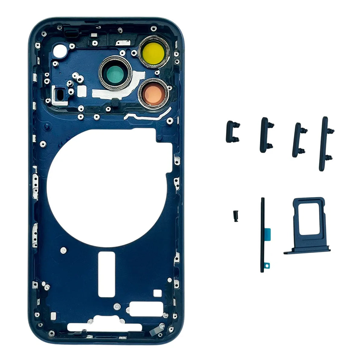 Chasis / Marco Lateral compatible con iPhone 17 Pro Max (6.9") – con ranura SIM Física