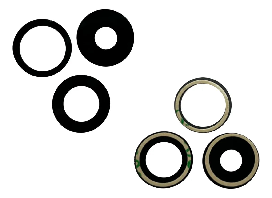 Cristal de Cámara Trasera para iPhone 15 Pro - Kit de 3 piezas