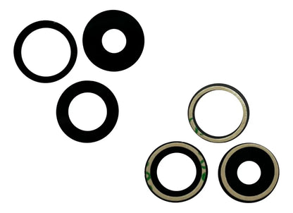 Cristal de Cámara Trasera para iPhone 15 Pro - Kit de 3 piezas