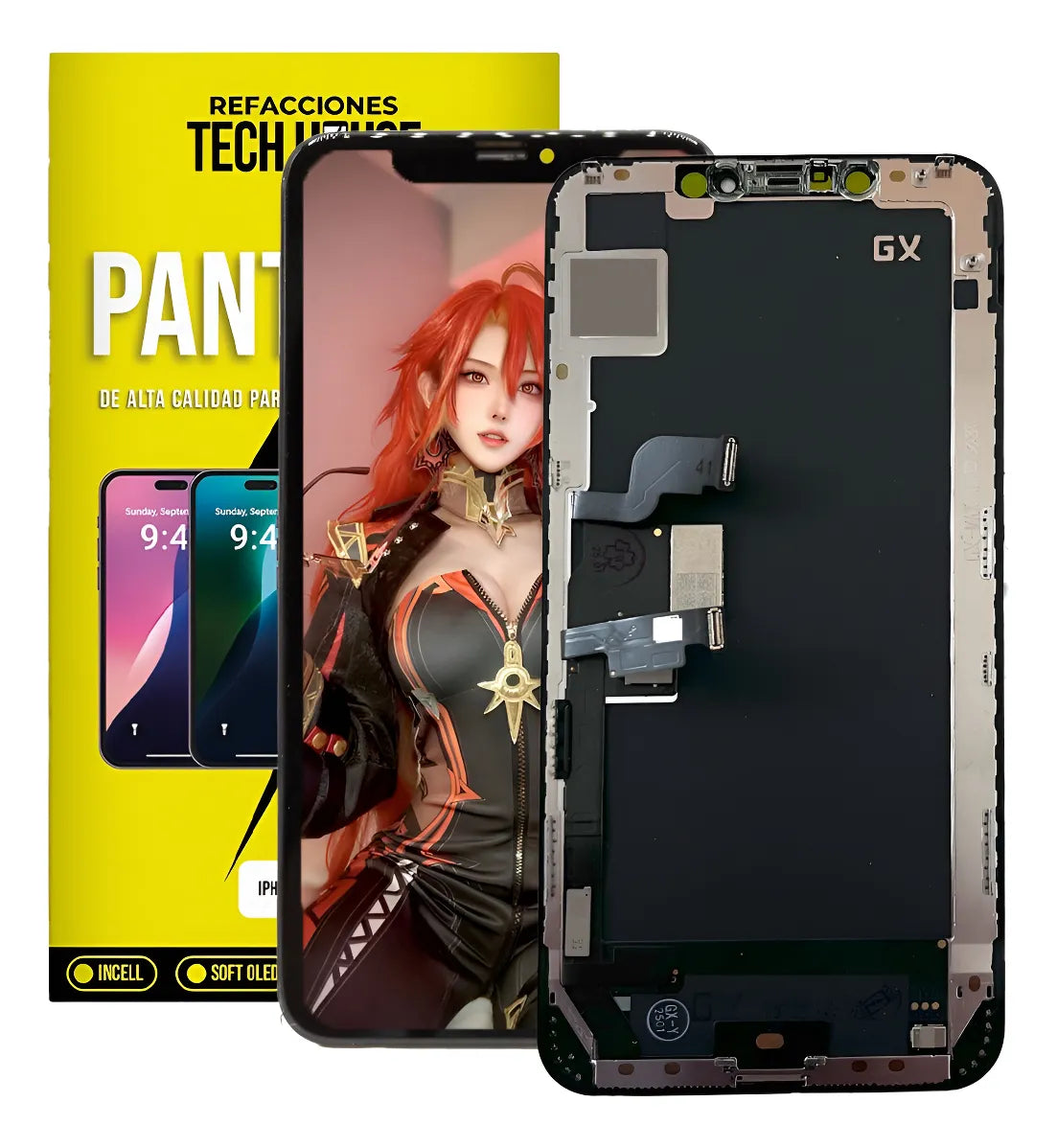 Pantalla compatible con iPhone XS Max Oled Soft Premium GX