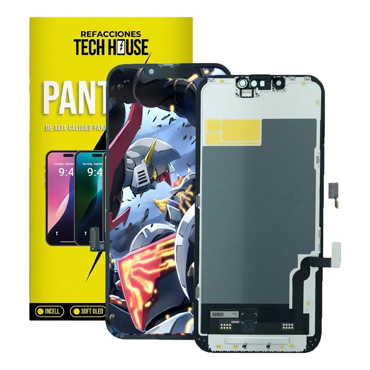 Pantalla iPhone 13 – Soft OLED Premium (Soporte para Trasplante de IC)