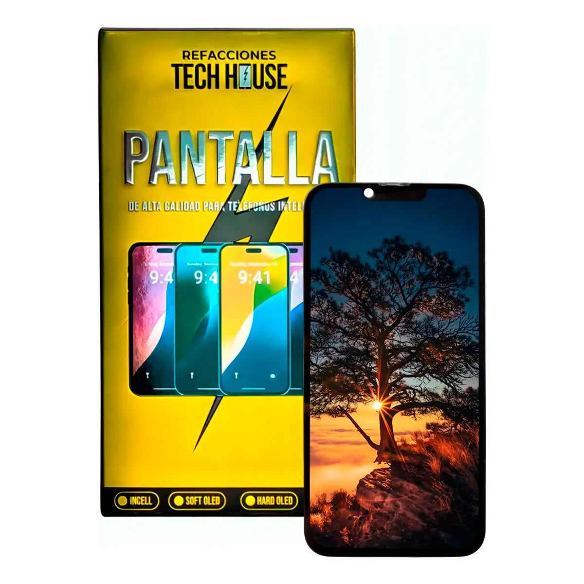 Pantalla Completa Compatible con iPhone 14 INCELL FHD+ con Soporte IC