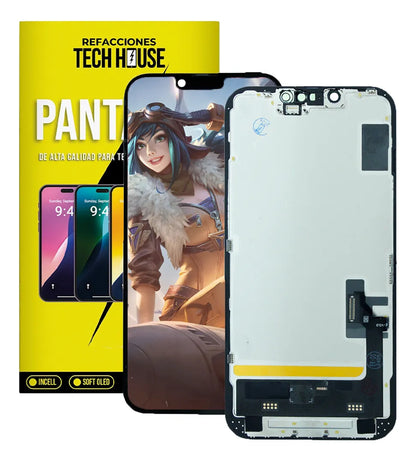 Pantalla compatible con iPhone 14 Soft Oled con IC + Flex
