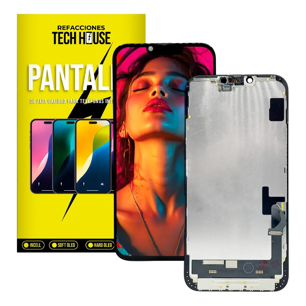 Pantalla compatible con iPhone 14 Plus Incell HD (Soporte para Trasplante de IC)