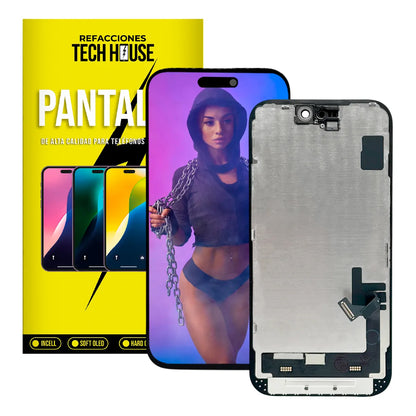 Pantalla iPhone 15 – EBR Incell HD (Soporte para Trasplante de IC)