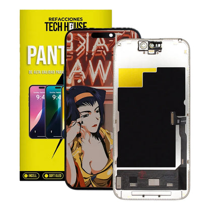 Pantalla compatible con iPhone 15 Pro – Soft OLED Premium (Soporte para Trasplante de IC)