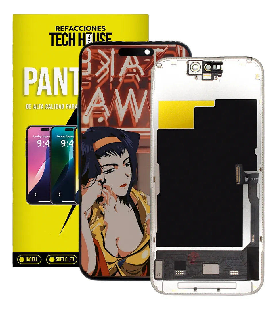 Pantalla compatible con iPhone 15 Pro Soft Oled Con IC + Flex