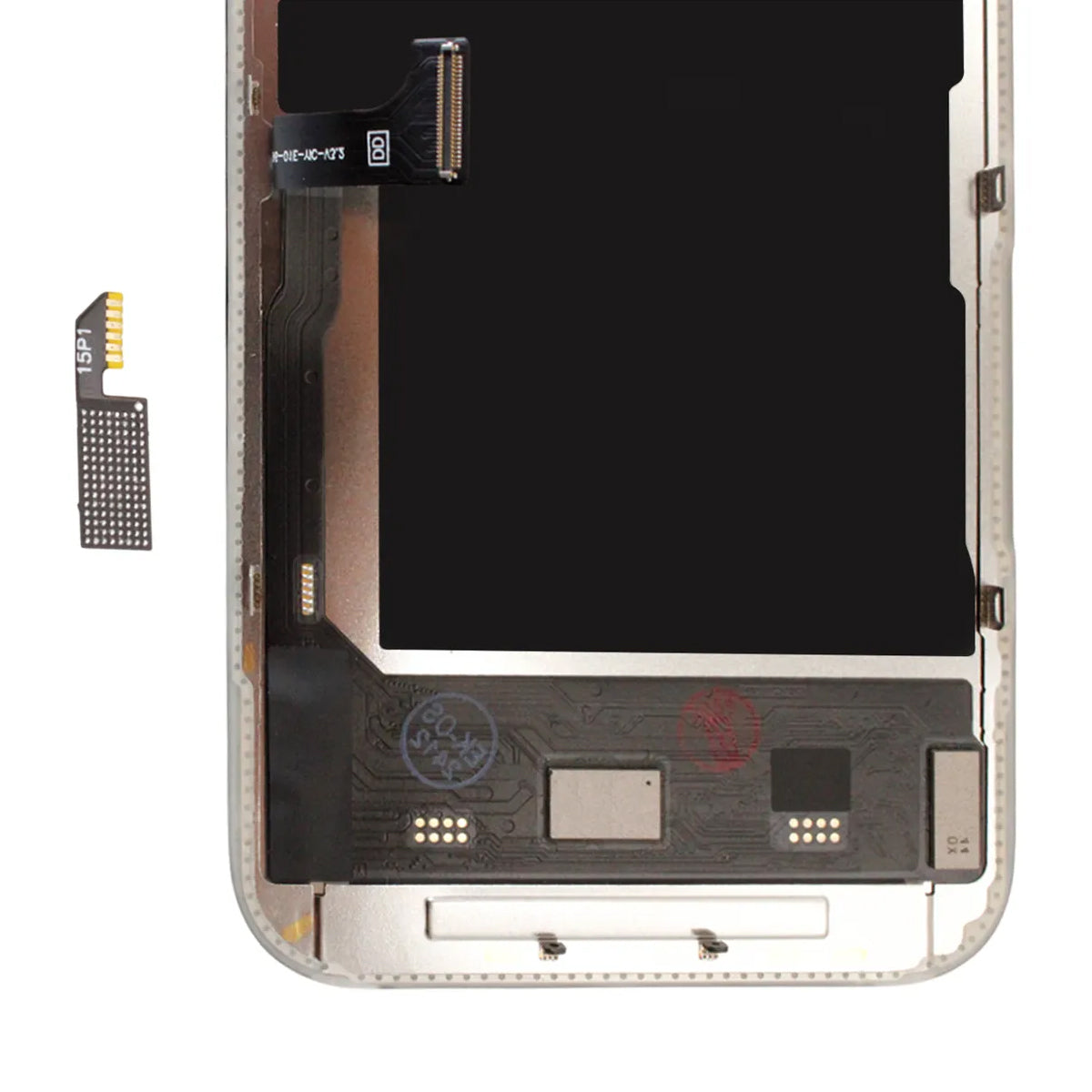 Pantalla compatible con iPhone 15 Pro – Soft OLED Premium (Soporte para Trasplante de IC)
