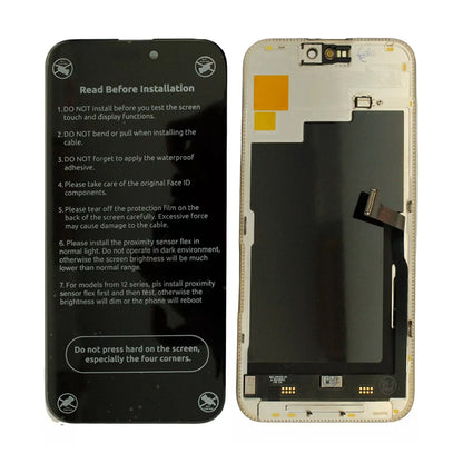 Pantalla compatible con iPhone 15 Pro Max OLED con Soporte para Trasplante de IC