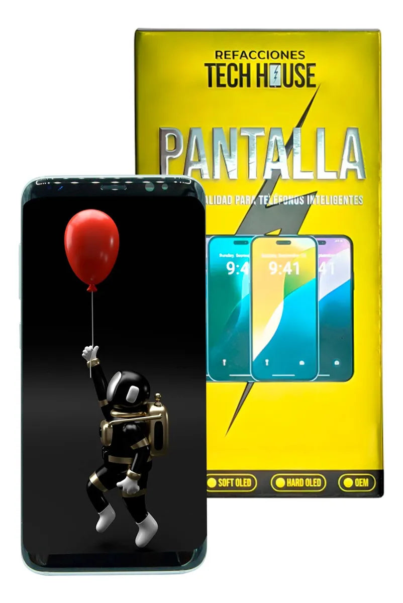 Pantalla con Marco compatible con Samsung S8 Super Amoled