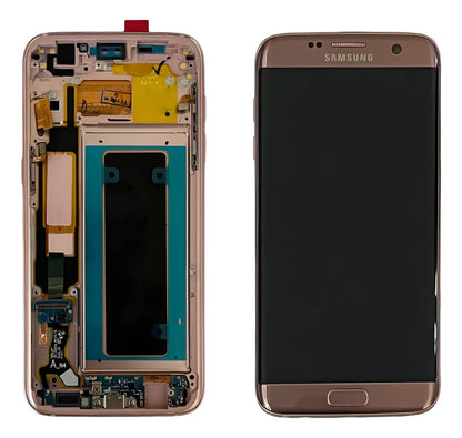 Pantalla con Marco compatible con Samsung Galaxy S7 Edge