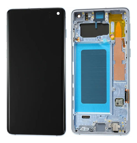 Pantalla AMOLED con Marco compatible con Samsung Galaxy S10