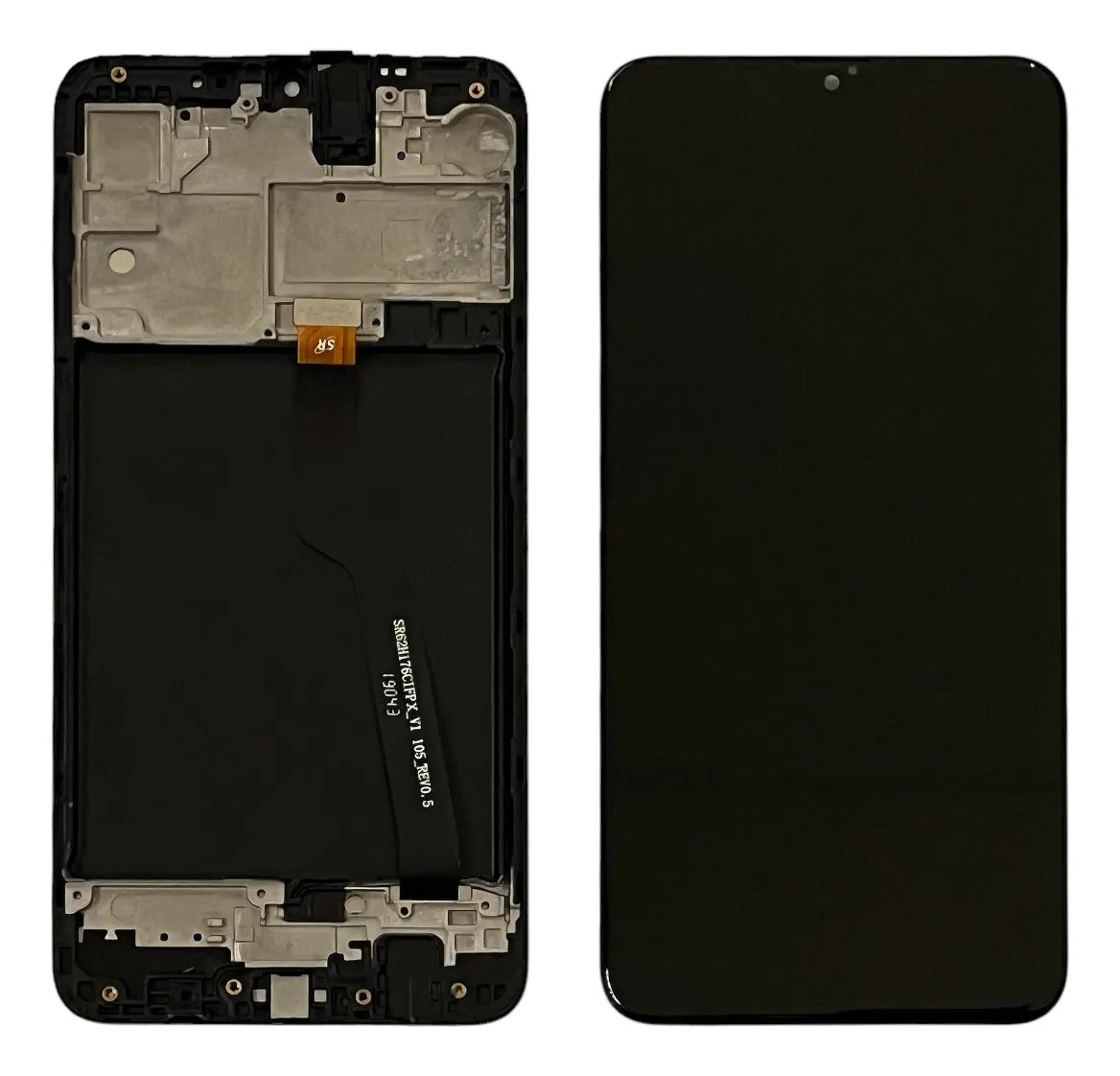 Pantalla con Marco compatible con Samsung A10 (Single Card Version)