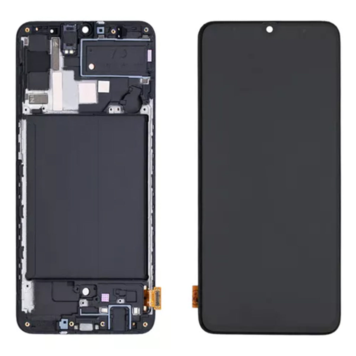 Pantalla con Marco compatible con Samsung Galaxy A70
