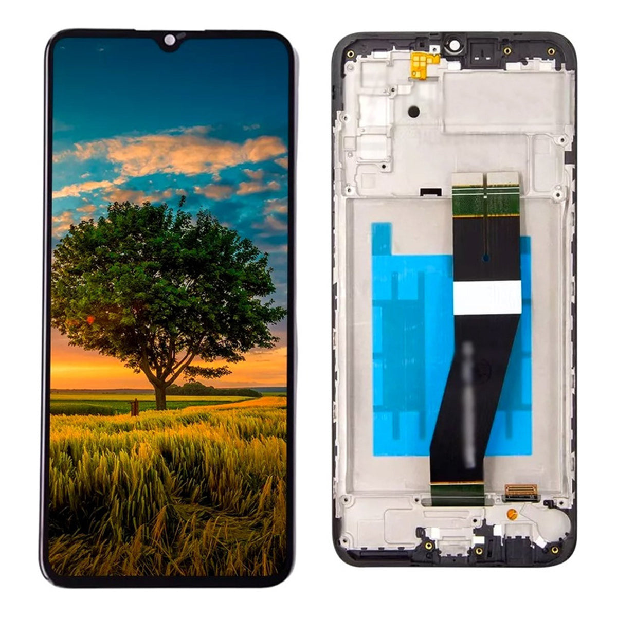 Pantalla con Marco compatible con Samsung Galaxy A02s