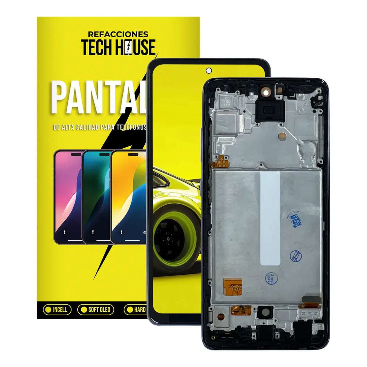 Pantalla con Marco compatible con Samsung Galaxy A52s 5G