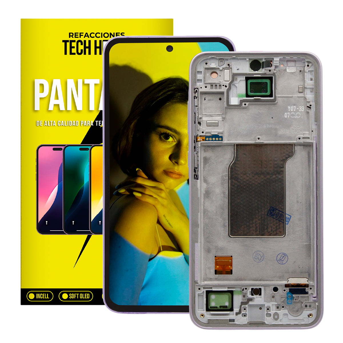 Pantalla compatible con Samsung Galaxy A35