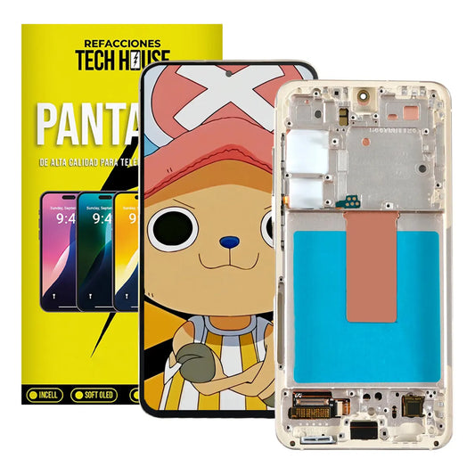 Pantalla OLED con Marco (USA Version) compatible con Samsung Galaxy S23 (S911B/E)
